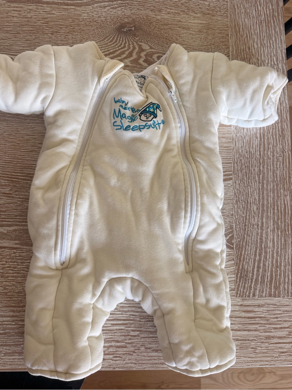 Baby Magic Sleepsuit One-Piece in Cream